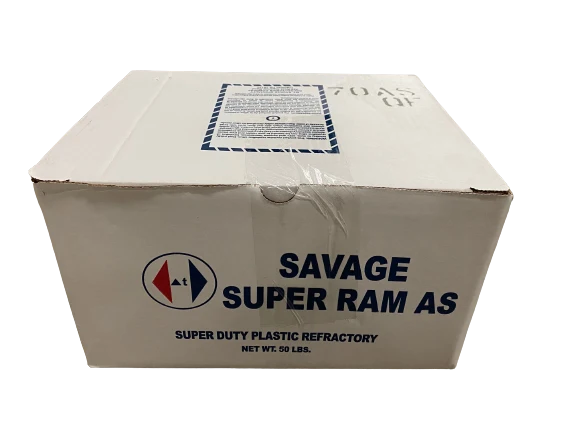 Carton of super duty plastic refractory